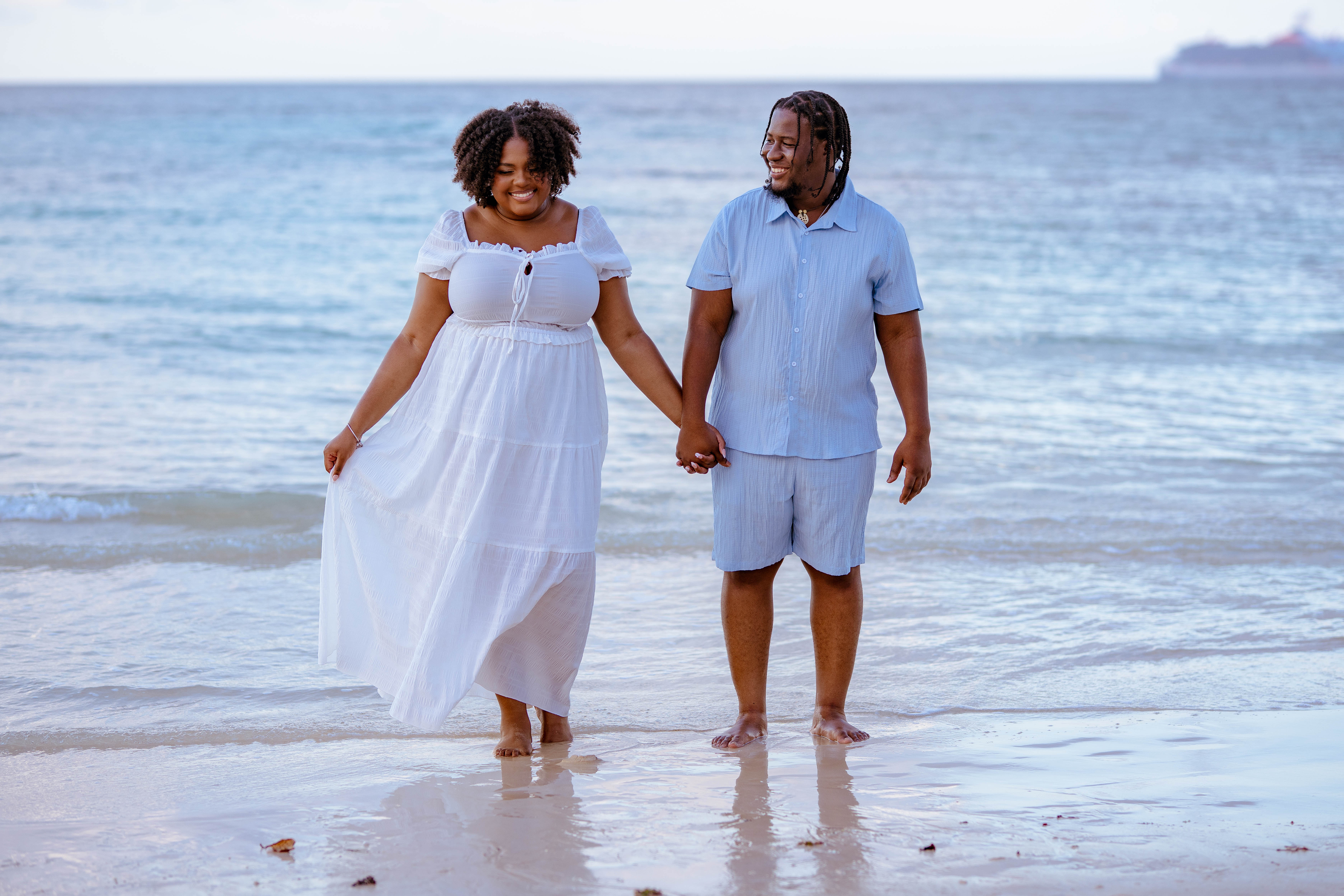 Hugeoleen and Carl celebrating their engagement